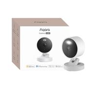 Aqara Camara Vigilancia WiFi Interior/Exterior G100, 2K, HomeKit Secure Video,Visión Nocturna a Color con Foco, Detección IA, Wi-Fi 6, Audio Bidireccional, Compatible con Alexa, Google, Blanco