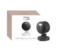 Aqara Camara Vigilancia WiFi Interior/Exterior G100, 2K, HomeKit Secure Video,Visión Nocturna a Color con Foco, Detección IA, Wi-Fi 6, Audio Bidireccional, Compatible con Alexa, Google, Negro