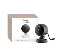 Aqara Camara Vigilancia WiFi Interior/Exterior G100, HomeKit Secure Video | Visión Nocturna a Color con Foco, 2K, Detección IA, Wi-Fi 6, Audio Bidireccional, Compatible con Alexa, Google, Negro