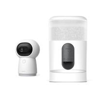 Aqara Camera Hub G3 Cámara 2K WiFi Zigbee 3.0 + C1 Comedero Inteligente para Mascotas 4L