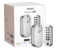 Aqara Cerradura Inteligente U200 con lector de huella digital, Matter over Thread, Cerradura Electronica Sin Llave con Apple Home Key y Batería Recargable, Soporta Apple Home, Google Home, Alexa,Plata
