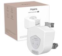 Aqara Controlador de Válvula T1, Aqara Hub Zigbee 3.0 Requerido, Matter over Bridge, Combinado con Detector de Fugas de Agua, Control Remoto de App, Soporta HomeKit, Alexa y Google