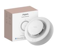 Aqara Detector de Humo, Requiere Aqara Hub Zigbee 3.0, Sirena de 85 dB, Indicador LED, Batería de Larga duración, Alarma Incendios hogar Matter Over Bridge, Compatible con HomeKit, Alexa, Google Home