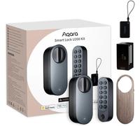 Aqara EL-D02D Kit de Cerradura Inteligente U200 Negra Cerradura de Puerta Inteligente HomeKit