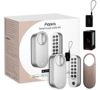 Aqara Smart Lock U200 Kit Cerradura Inteligente Matter, Plata, con Etiqueta NFC y accesorios