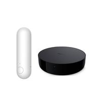 Aqara Hub M2 Centro de Hogar Inteligente WiFi/Bluetoot/Zigbee 3.0 Negro + Aqara P2 Sensor de Puerta y Ventana Inalámbrico Blanco