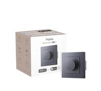 Aqara Regulador de Luz H2 UE Gris, 2-en-1 Neutro, 1 Elemento 1-Vía | Thread/Zigbee, 200 W, Luces LED/CFL/Incandescentes/Halógenas/ELV regulables, Compatible Apple Home, Alexa, Google Home