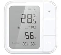 Aqara Sensor de Aire Acondicionado W100, Monitor Inteligente de Temperatura y Humedad, Compatible con Cable y Zigbee, Pantalla LCD, 3 Botones Inteligentes