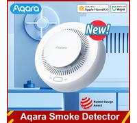 Aqara-Sensor de alarma de humo Zigbee 3,0, inalámbrico, inteligente, para el hogar, cocina, Detector de humo, funciona con el Sensor de aplicación Homekit y Mijia 1pc with box