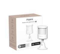Aqara Sensor de Movimiento y luz P2, Matter, Thread, Bluetooth 5.0, 0-1500 Lux, Funciona con Pilas