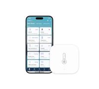 Aqara Sensor de Temperatura y Humedad, Zigbee, Requiere AQARA HUB | para Control a Distancia y Domótica, Termómetro Higrómetro Inalámbrico, Compatible con HomeKit, Alexa, IFTTT