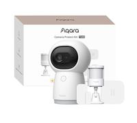 Aqara Sistema de Seguridad Inalámbrica Y100, PT Cámara Hub G3 2K y 3 Sensores Inteligentes, HomeGuardian, Automatización Local, Alertas 24/7, Admite HomeKit, Google Home, Alexa