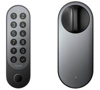 Aqara Smart Lock U200 Kit Cerradura Inteligente Matter, Negra, con Etiqueta NFC y accesorios