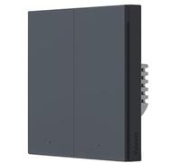 Aqara Smart Wall Switch H1 EU - Interruptor doble con cable neutro Zigbee 3.0, color gris