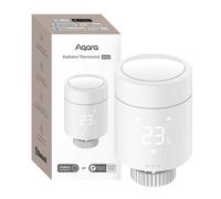 Aqara Termostato para Radiador Zigbee/Thread W600, Control de Calefacción, Programación Inteligente, Geofencing, Compatible con Apple Home, Home Assistant, Alexa y Google Home