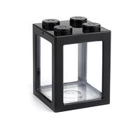 Aqarium, pecera de acrílico transparente, contenedor decorativo para peces, ligero, decorativo, apilable, con luz de batería, utilizado en mesa de té de oficina