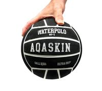 AQASKIN - Balón de Waterpolo (Negro, Talla 5)
