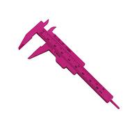AQCDPJYU Calibradores Vernier, calibradores Digitales, Herramienta de medición de diámetro y Profundidad de Apertura de plástico for carpintería y metalurgia, micrómetro.(Purple)