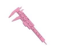 AQCDPJYU Calibradores Vernier, calibradores Digitales, Herramienta de medición de diámetro y Profundidad de Apertura de plástico for carpintería y metalurgia, micrómetro.(Pink)