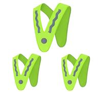 AQCDPJYU Chaleco reflectante de seguridad for niños, 1/2/3/5 Uds., Visible por la noche, hombro resistente al desgaste de alto brillo for uso protector al aire libre(3Pcs)