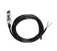 AQCDPJYU FT232RL USB al cable abierto RS485 del alambre de 4Pin 4Core WE, compatible con USB-RS485-WE-1800-BT(Transparent Usb Case,5m)