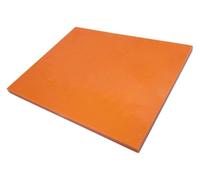 AQCDPJYU Orange Red Bakelite Board Thickness 4Mm, Phenolic Laminated Resin Flat Suitable for Pcb Industry Drilling Plate,400×500×4mm(400x400x4mm)
