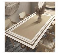 AQCDPJYU Tapete de Escritorio de Cuero, Mantel Vintage, Impermeable, con Aislamiento térmico, fácil Limpieza, for decoración del té del hogar(Color 7,40 * 120cm)