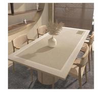 AQCDPJYU Tapete de Escritorio de Cuero, Mantel Vintage, Impermeable, con Aislamiento térmico, fácil Limpieza, for decoración del té del hogar(Color 9,80 * 140cm)