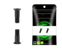 AQCDPJYU Tornillos de Rueda Jockey de Titanio M5 x 14,2mm, Pernos de Cambio Trasero Ligeros for polea guía de Bicicleta de Carretera MTB, 2 uds.(Black)