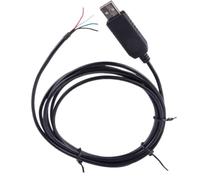 aqeJBSjhc USB RS232 Serial 4Pin Extremo de Cable pelado FT232RL Compatible con USB-RS232-WE
