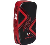 AQF Almohadilla para Brazo Curvada para Golpes para Kick Boxing Tailandés MMA Manoplas Boxeo de Protección para Golpes con Enfoque al Muay Thai (Único, Rojo)