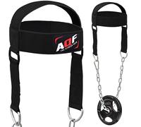 AQF Arnés De Cabeza, Pesas Ajustables Entrenar Cuello Straps, Boxeo Y Fitness Neopreno Acolchado Cinta Cabeza, Head & Neck Trainer Dip Cinturón para Gimnasio, Musculacion, Ejercicio