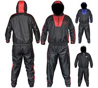 AQF Chándal Sauna, Traje Sauna Hombre, Sauna Suit Mujer, Traje De Sudoracion, chandal sudoracion Para Gimnasio Trotando Running Fajas (Chandal Sauna Completo)