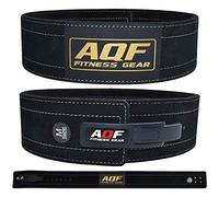 AQF Cinturon Lumbar Gimnasio Palanca Hebilla, 4" Amplio 10mm Gruesa Cinturon Halterofilia Cuero, Cinturón Gym, Faja Gimnasio Levantar Pesas, Powerlifting Belt para Musculacion & Sport