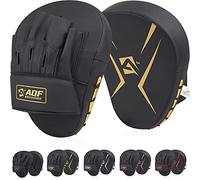 AQF Manoplas Boxeo, Almohadillas de Boxeo, Paos Boxing Mitones, Muay Thai Rex Cuero Curvo Guantes Boxeo, Almohadillas De Enfoque, Focus Pads para MMA & Karate Patas De Oso