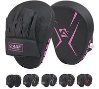 AQF Manoplas Boxeo, Almohadillas de Boxeo, Paos Boxing Mitones, Muay Thai Rex Cuero Curvo Guantes Boxeo, Almohadillas De Enfoque, Focus Pads para MMA & Karate Patas De Oso