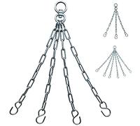 AQF Saco De Boxeo Cadena Acero, Saco Boxeo 4 Cabos Cadenas, Bolsa Boxing Giratorios Heavy Duty Cadena De Acero Inoxidable para Muay Thai, Entrenamiento Boxeo MMA