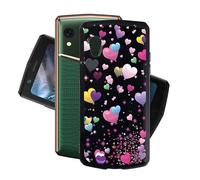 AQGG Funda para Cubot Pocket 3 (4.50 Pulgada) Fundas Protector Cover Carcasas Parachoques Black TPU Suave Silicone Caso Phone Case Skin -Globo de Amor -YQ29