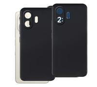 AQGGIIXY 2 Fundas Negras para TCL NXTpaper 70 | 6.90". Antideslizante, resistente a huellas, esquinas reforzadas, bordes elevados, pack económico.