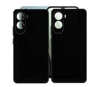 AQGGIIXY 2 Fundas Negras para Xiaomi Poco C81 | 6.88". Antideslizante, resistente a huellas, esquinas reforzadas, bordes elevados, pack económico.
