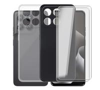 AQGGIIXY 2 Fundas y 2 Vidrios para Motorola Moto G47 | 6.67". 2 fundas + 2 vidrios dureza 9H, kit completo anti caídas anti rayones, pack ahorro.