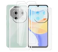 AQGGIIXY 2 Pack Funda + 2 Pack Protectores de Pantalla para Blackview Shark 6 (6.88") Carcasa Transparent Silicone Cover Suave Caso -Vidrio Templado Film Película