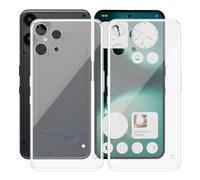 AQGGIIXY 2 Piezas Funda para Nothing Phone 3a Lite 5G (6.77") Fundas Protector Cover Carcasas Parachoques Transparente TPU Suave Silicone Caso Phone Case Skin - para Nothing Phone 3a Lite 5G