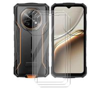AQGGIIXY 3 Piezas, Protector Pantalla para Doogee Fire 7 (6.60"), Vidrio Templado Antiarañazos, Antihuellas, sin Burbujas, Dureza 9H, 0,33 mm, Ultra Transparente, Ultra Resistente