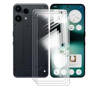 AQGGIIXY 3 Piezas, Protector Pantalla para Nothing Phone 3a Lite 5G (6.77"), Vidrio Templado Antiarañazos, Antihuellas, sin Burbujas, Dureza 9H, 0,33 mm, Ultra Transparente, Ultra Resistente