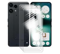 AQGGIIXY 4 Piezas Protectores de Pantalla para Nothing Phone 3a Lite 5G (6.77") Vidrio Templado Film Película película Protectora para Protectores de Pantalla Anti-rasguños Inastillable
