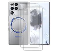 AQGGIIXY 4 Piezas Protectores de Pantalla para ZTE Nubia RedMagic 11 Pro (6.85") Vidrio Templado Film Película película Protectora para Protectores de Pantalla Anti-rasguños Inastillable