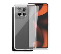 AQGGIIXY Carcasa para Gigaset GS6 Pro Funda (6.67") + 1 Piezas Protectores de Pantalla de Vidrio Templado, Transparente Suave Silicona TPU Case Anti-Rasguño Protectora- Clear