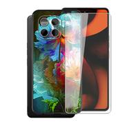 AQGGIIXY Carcasa para Gigaset GS6 Pro Funda (6.67")+ Protectores de Pantalla de Vidrio Templado Cristal Templado, Nero Suave Silicona TPU Case Anti-Rasguño Protectora - XV43