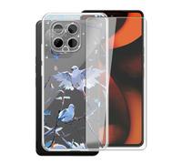AQGGIIXY Carcasa para Gigaset GS6 Pro Funda (6.67")+ Protectores de Pantalla de Vidrio Templado, Transparente Suave Silicona TPU Case Anti-Rasguño Protectora- Pintoresco